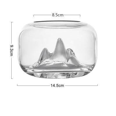 Creative Transparent Snow Mountain Fish Aquariums - MaviGadget