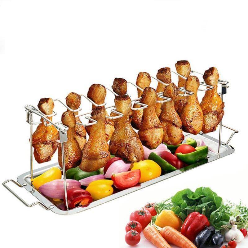 Stainless Steel Chicken Wing Rack - MaviGadget