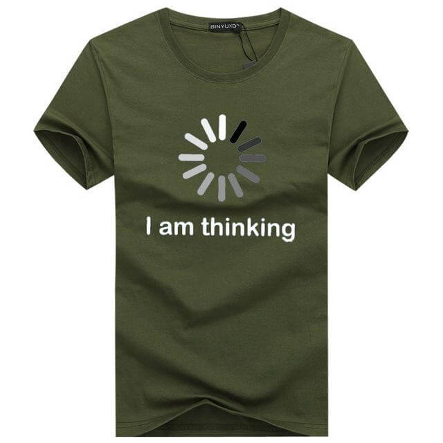 I am thinking Funny Tshirt - MaviGadget