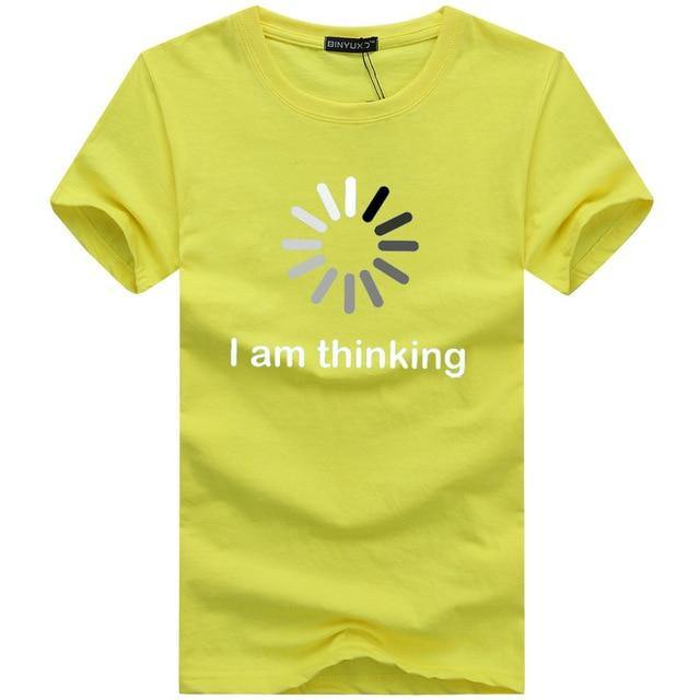 I am thinking Funny Tshirt - MaviGadget
