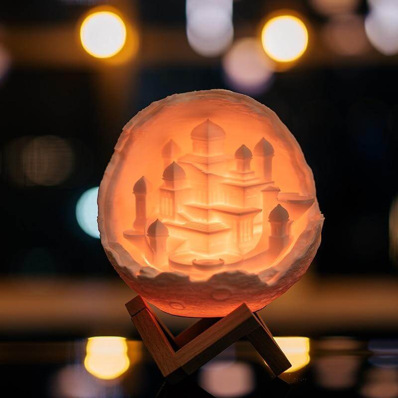 Moon City Lamp - MaviGadget
