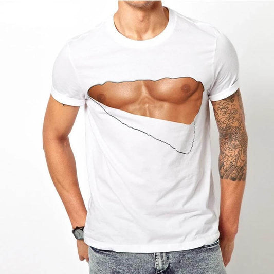 Chest Muscle Hip Hop Tshirt - MaviGadget