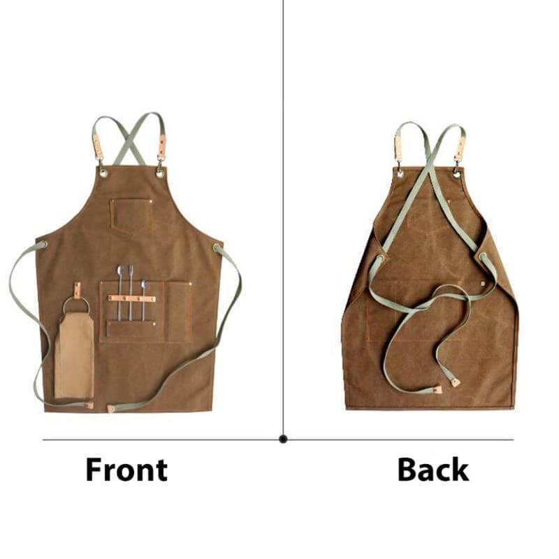 Vintage Leather Chef Apron - MaviGadget
