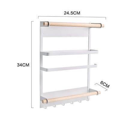 Magnetic Smart Kitchen Rack Organizer - MaviGadget