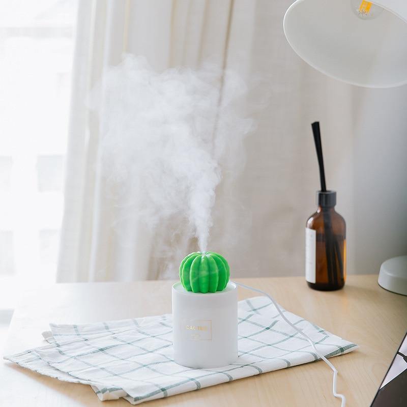 Cactus Ultrasonic Aromatherapy Humidifier - MaviGadget