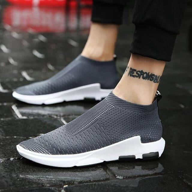 Breathable Wear-Resisting Knitted Men Shoes - MaviGadget