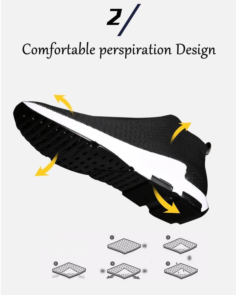 Breathable Wear-Resisting Knitted Men Shoes - MaviGadget
