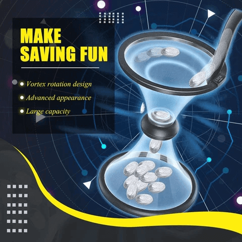 Stress Reliever Vortex Coin Box - MaviGadget
