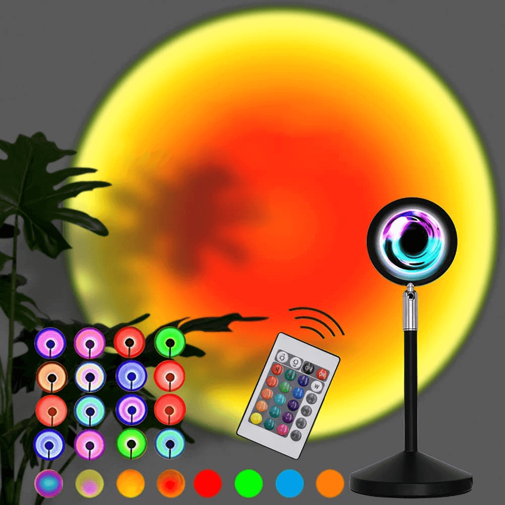 Remote Control Sunset Atmosphere LED Lamp - MaviGadget