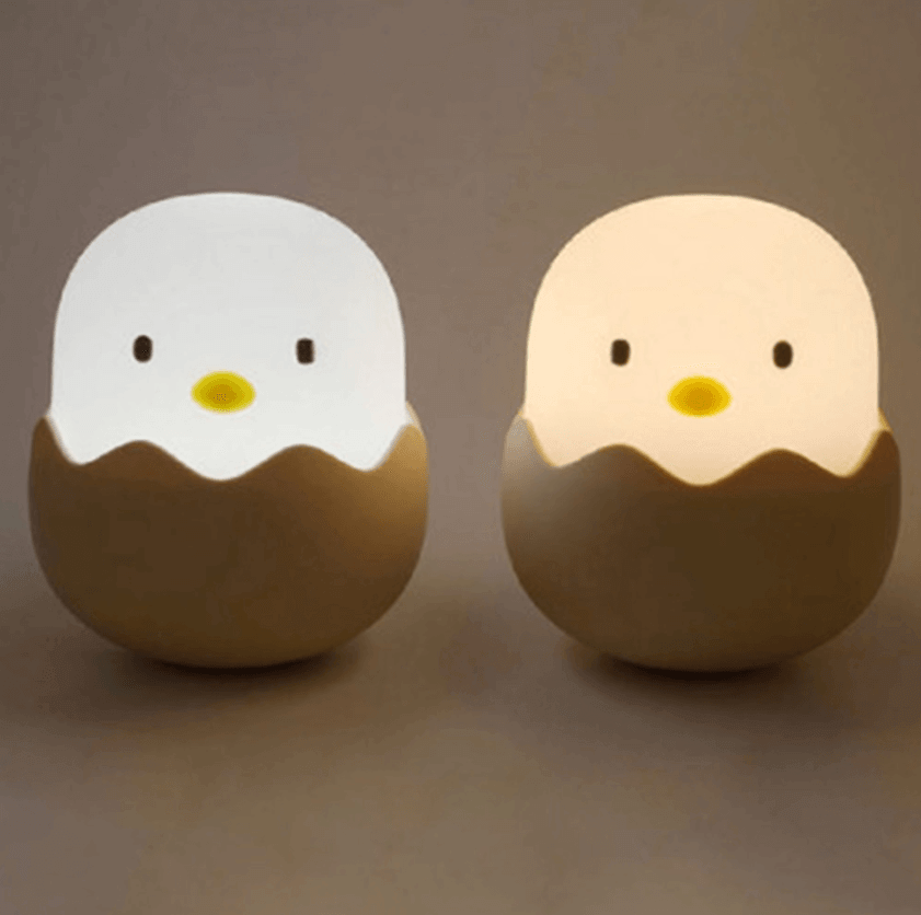 Rechargeable Silicone Chicken Egg Led Night Touch Lamp - MaviGadget