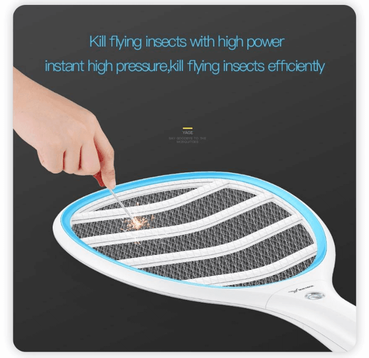 Electric Mosquito Bug Zapper Racket - MaviGadget