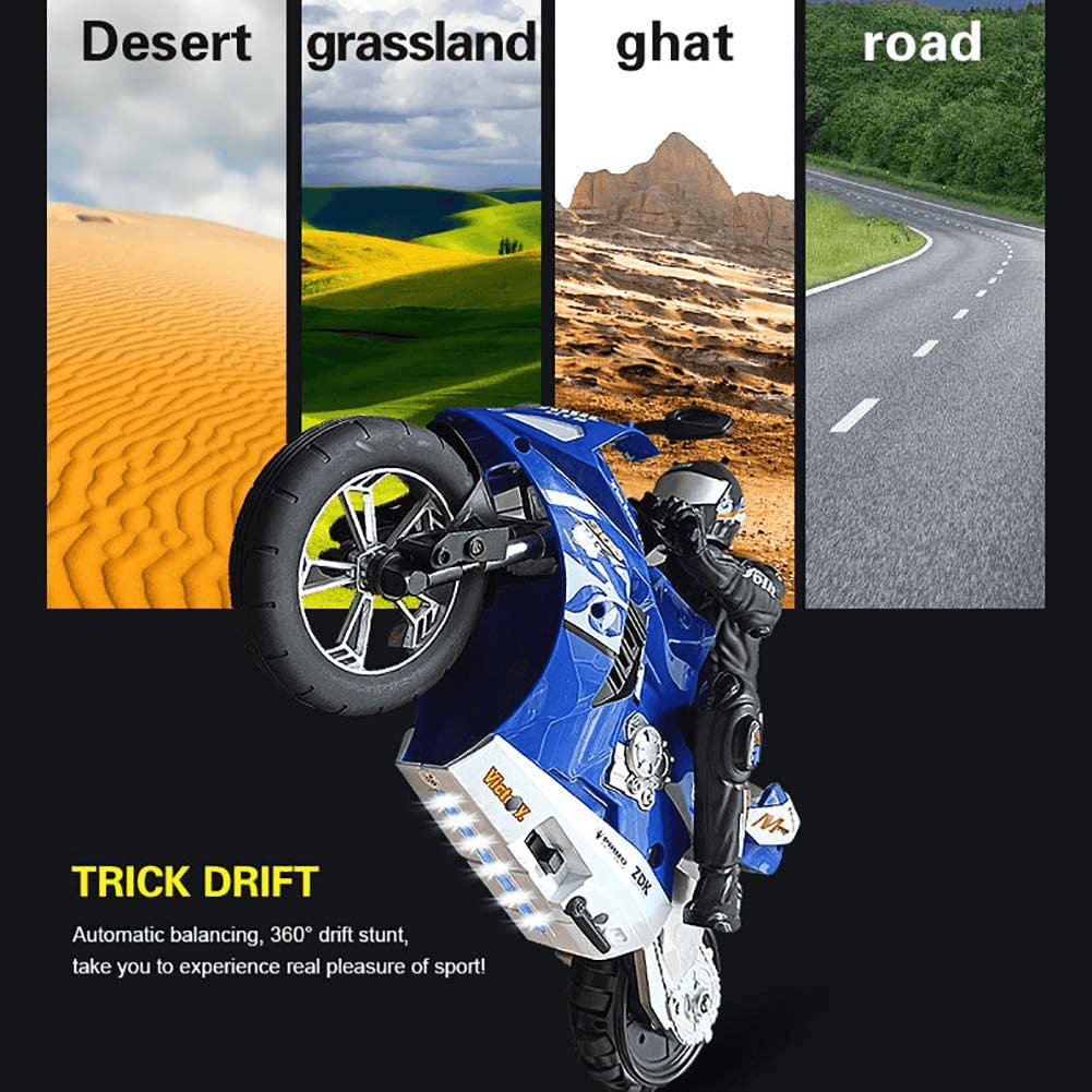 Self-Balancing Remote Control Motorcycle Toy - MaviGadget