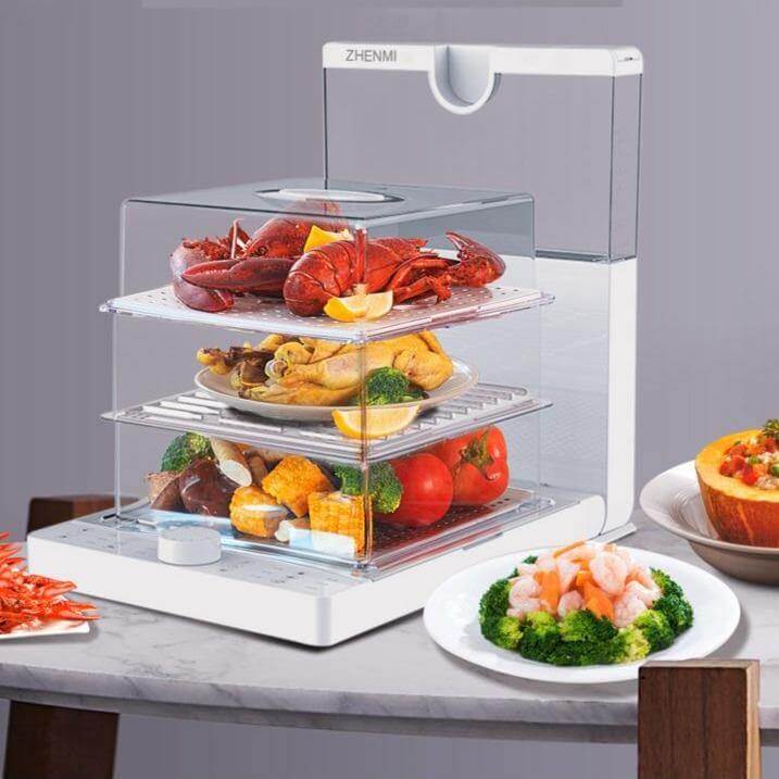 Large Capacity Multi-Layer Folding Electric Steamer Box - MaviGadget