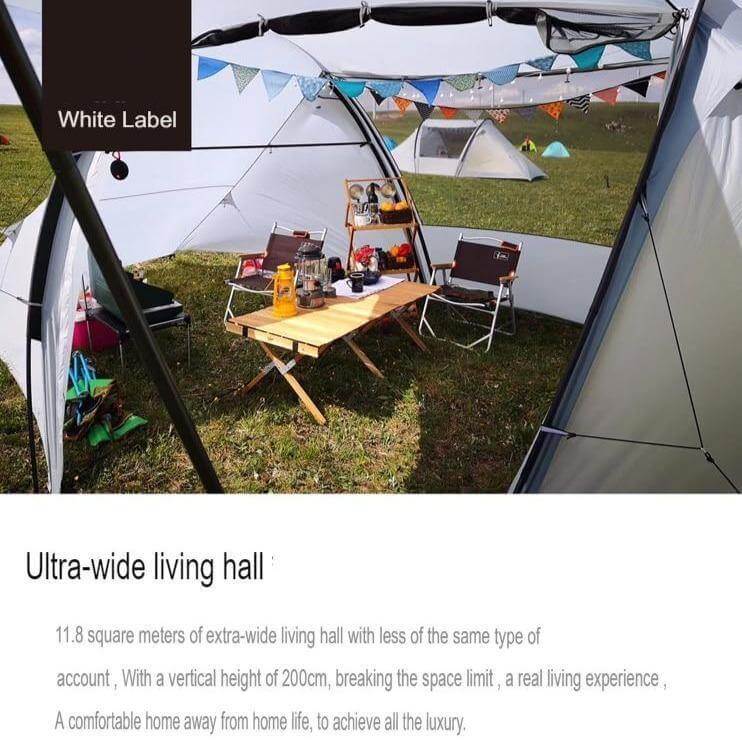 Creative Oversize Elegant Camping Tunnel Tent - MaviGadget