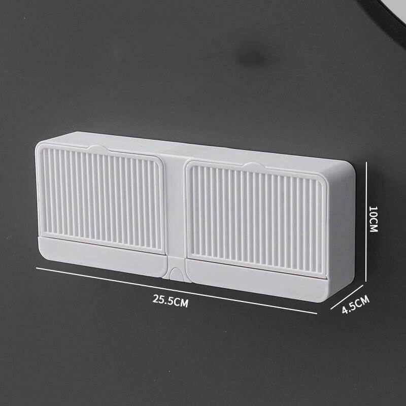 Creative Double Storage Wall Mounted Soap Box - MaviGadget