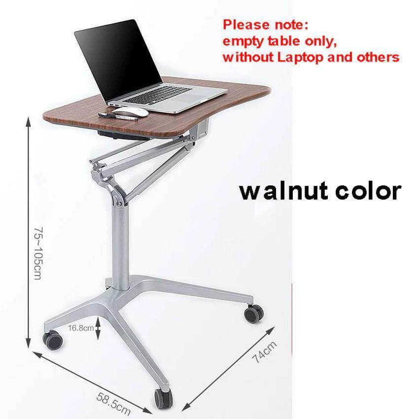 Modern Japanese Movable Adjustable Sit/Stand Desk - MaviGadget